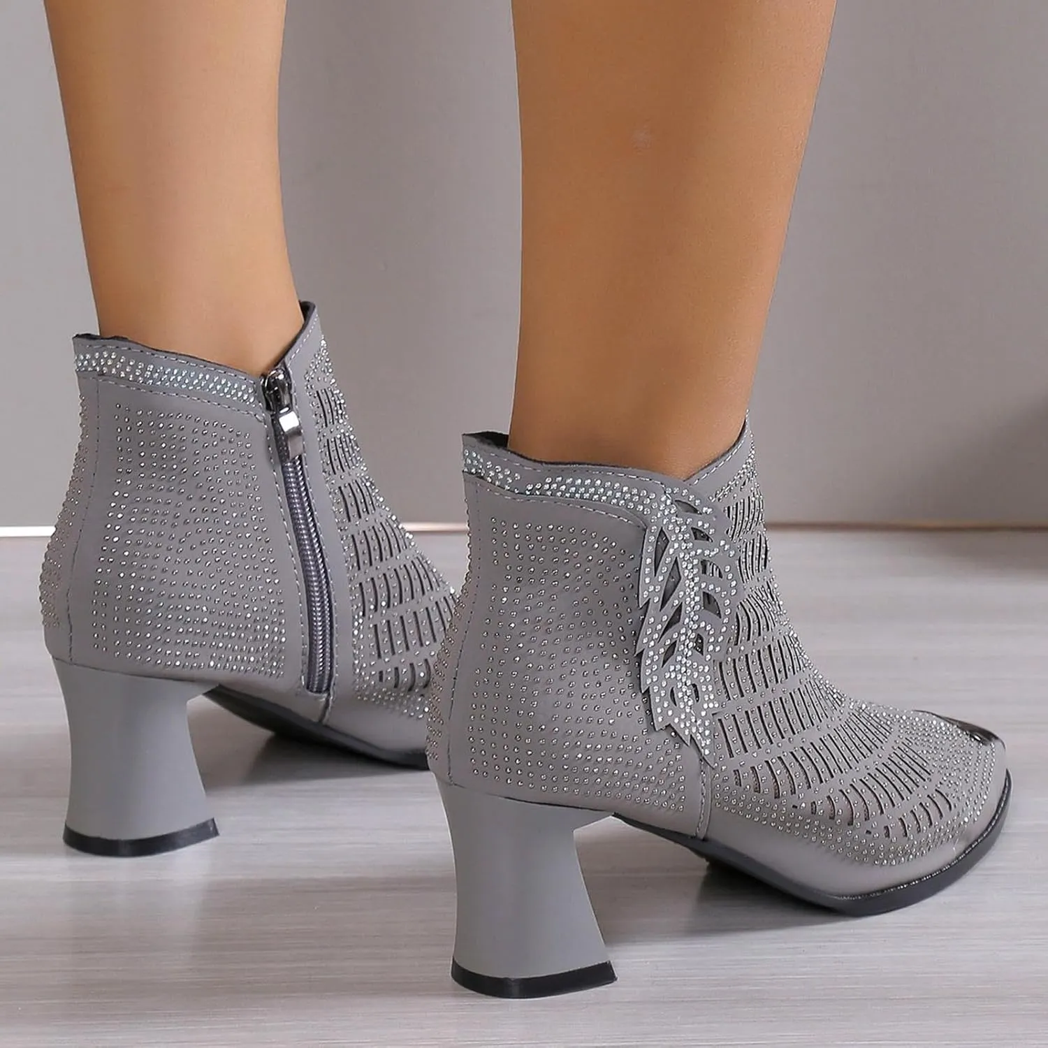 Ankle Boots For Women Low Heel Womens Booties Fall 2023 Chelsea Boots Women Low Heel Point Toe Shoes Ankle Wide Calf Combat