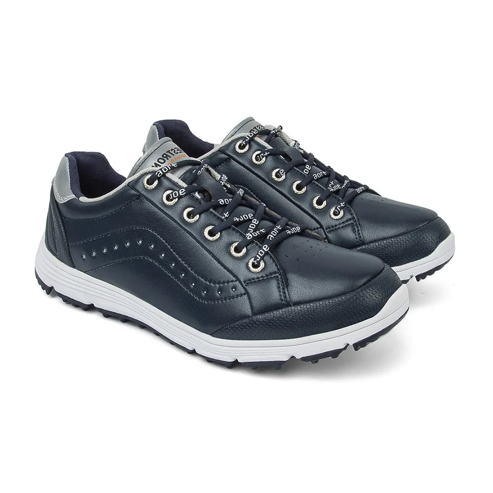 Ask Echo G718 Men's Breathable Spikeless Golf Shoes / Blue