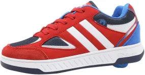 Beppi Roller Sneakers for Girls & Boys –Skate Shoes with Wheels Red, Size 2.5