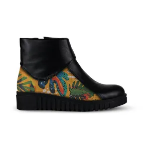 Block Bootie Leaf