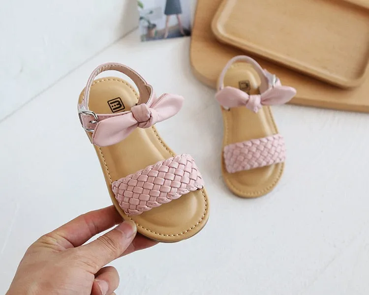 Bow Weave Sandals