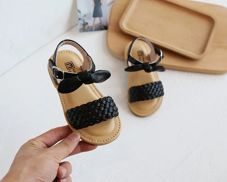 Bow Weave Sandals