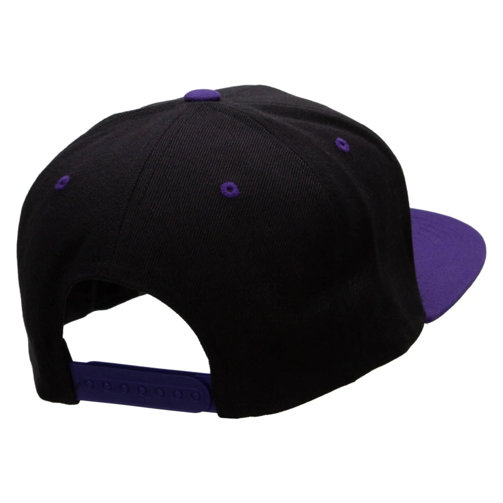 Cute Cowboy Boots Embroidered Wool Blend 2 Tone Classic Snapback