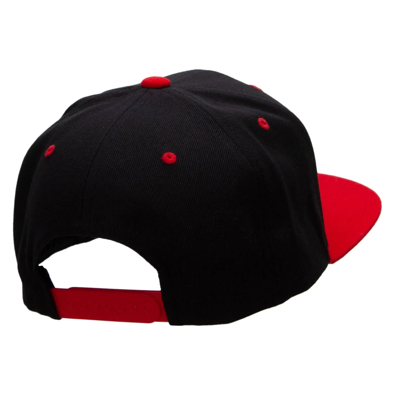 Cute Cowboy Boots Embroidered Wool Blend 2 Tone Classic Snapback