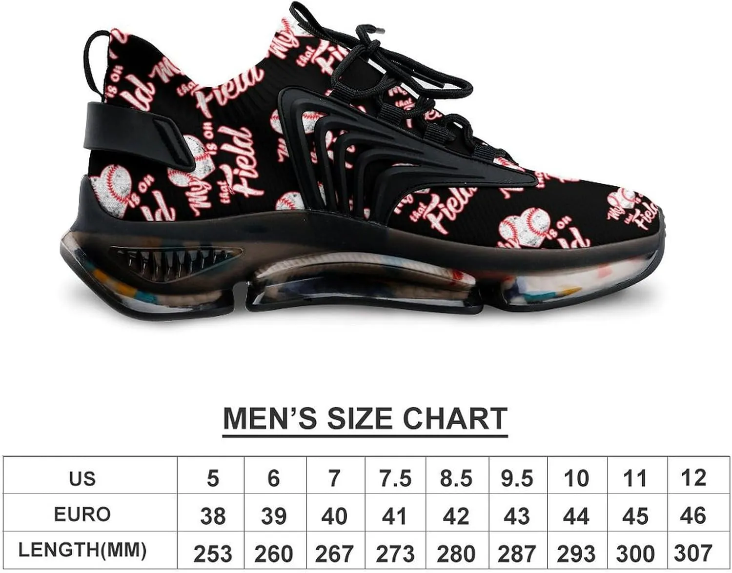 Heart is on Field Baseball Men's Running Shoes Lightweight Walking Shoe Breathable Sneaker