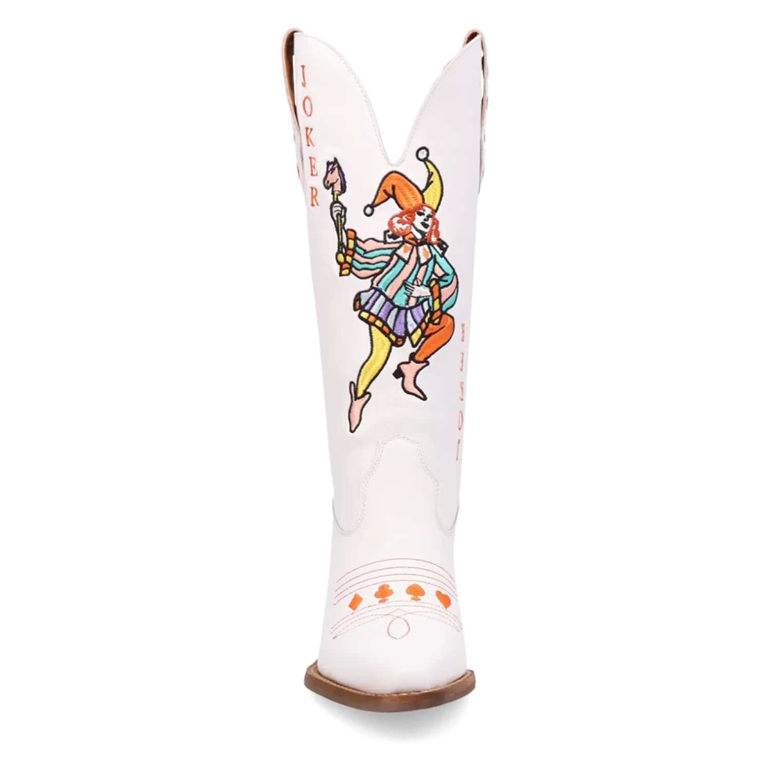 Joker White Leather Boots (DS)