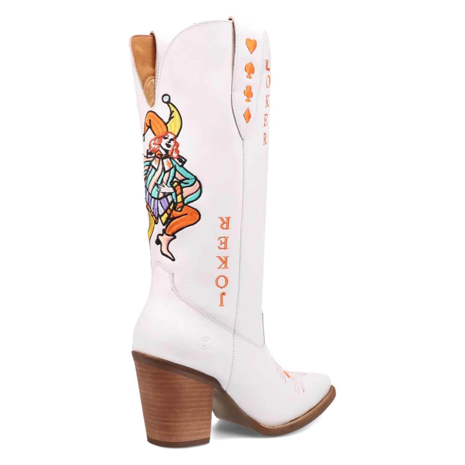 Joker White Leather Boots (DS)