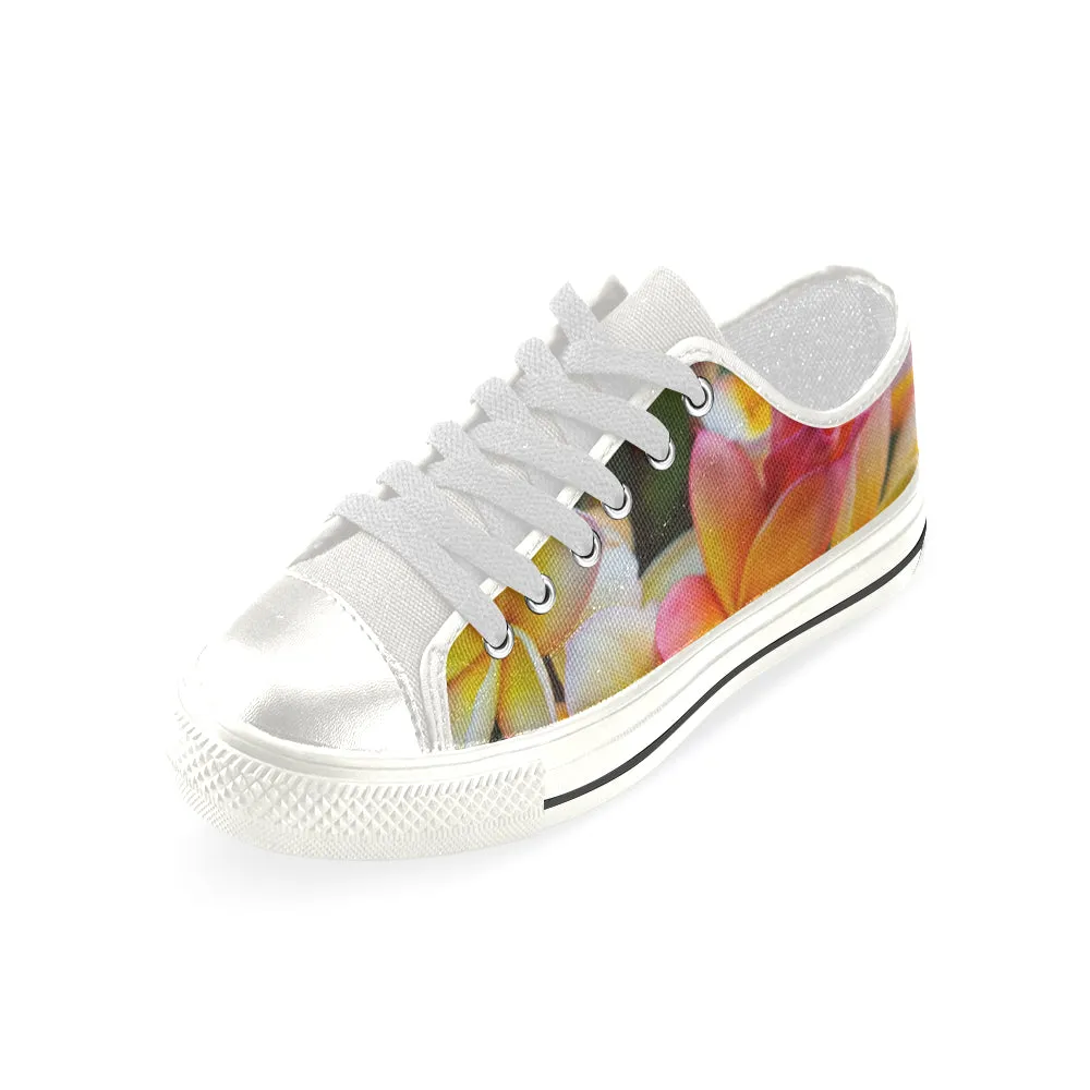 Last of Summer Frangipanis Shoes Low Rise up to size 12
