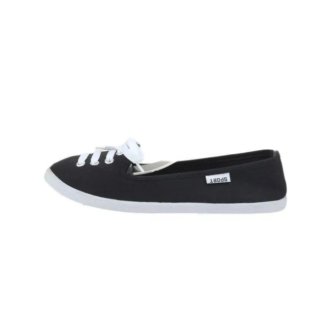 Maya Traders Black Canvas Slip On Rubber Dye Toms For Women - 1E