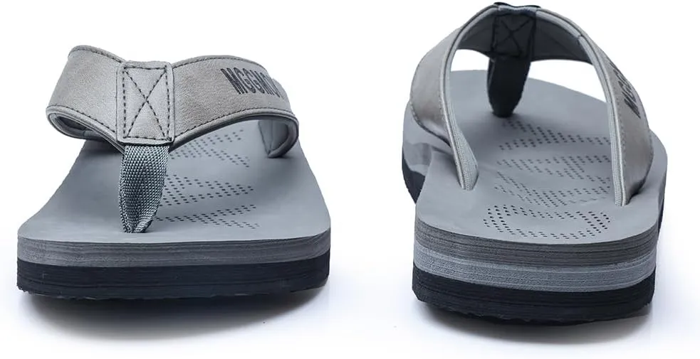 MGGMOKAY Mens Flip Flop Comfort Thong Sandals with Orthotic Arch Support