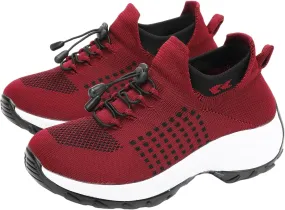 Orthopedic Shoes for Women Comfort Wear Orthowear Shoes Wide Width Slip On Walking Tennis Sneakers Plantar Fasciitis Bowling Shoe Mesh Athletic Style for Bowlers Breathable Lightweight