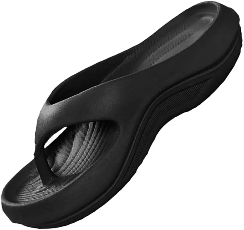 Pillow Arch Support Flip Flops, Summer Platform Non-slip Beach Sandals,Soft Summer Beach Shoes Comfort Lightweight