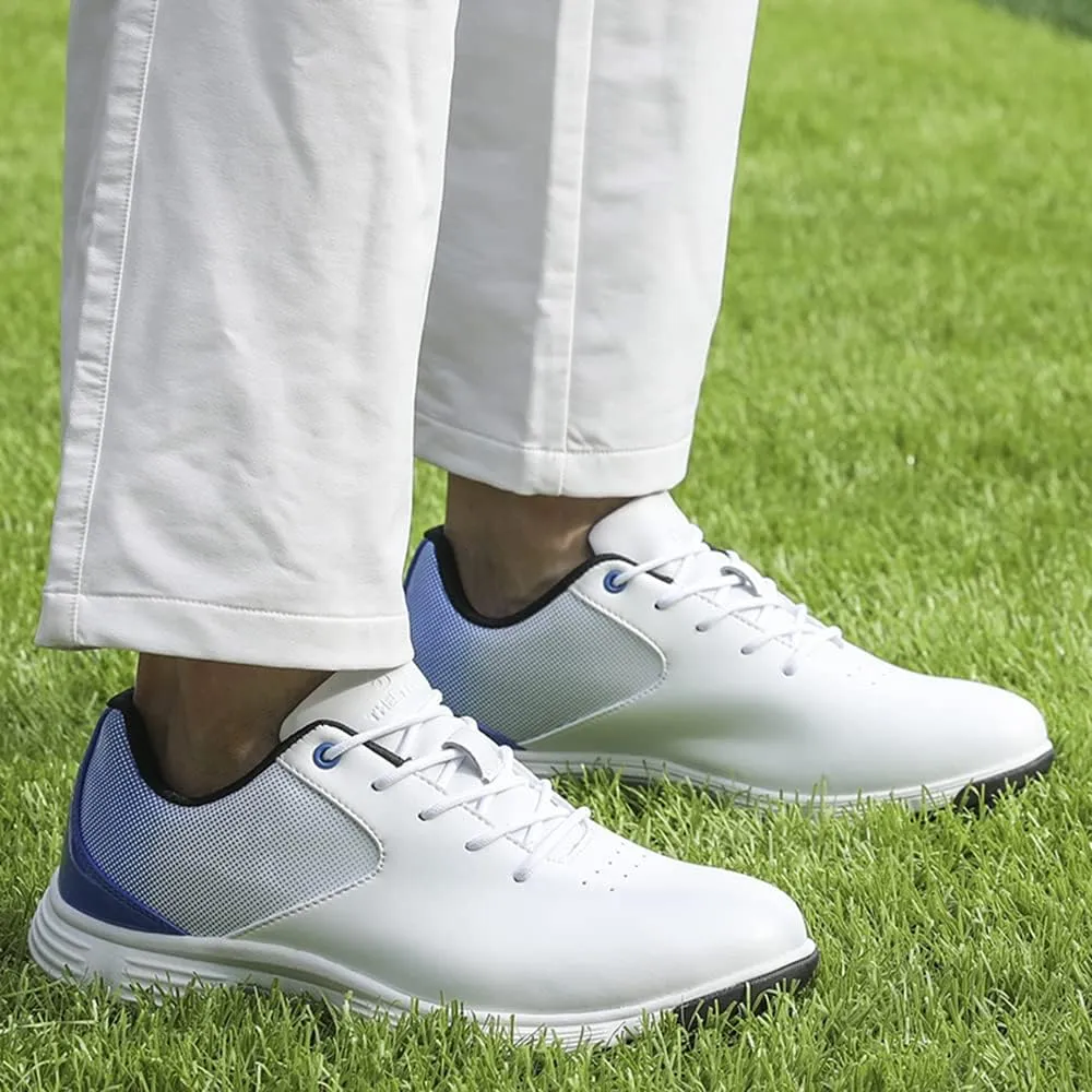 THESTRON Men Golf Shoes Mesh Breathable Breathable Golf Walking Sport Sneakers 7 Spikes Golf Trainers …