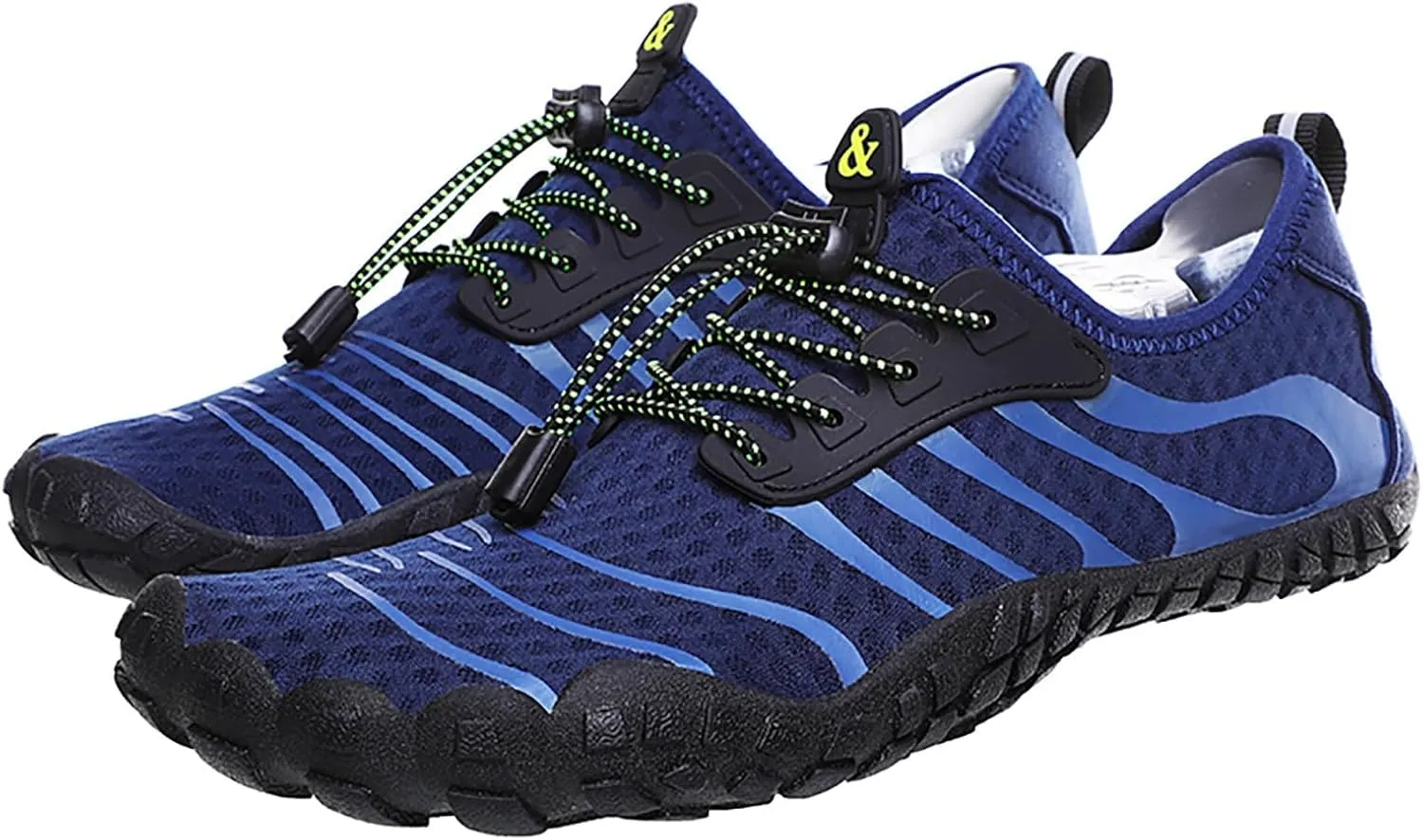 Water Shoes Men Women Swim Beach Shoes Non Slip Quick Dry Aqua Shoes with Comfort Cushion Sole Barefoot Hiking Boating Wading Surfing Shoe Summer Laceless Indoor Fitnes Shoe Women Men