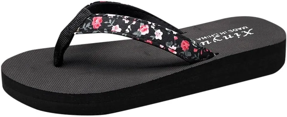Women Flip Flops Casual Yoga-Mat Thong Sandals With Arch Support Pillow Soft Summer Beach Shoes Dressy Party Outdoor Bohemian Slip on lightweight Wide Feet Non wedges warm tops H21-Brown
