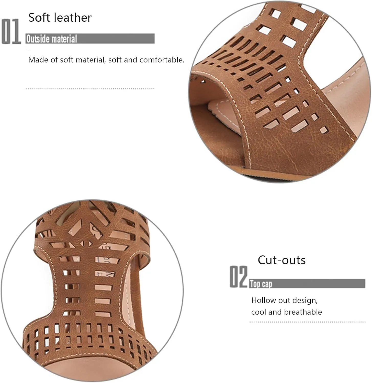 Women's Casual Dressy Sandals 3-Inch High Heels Ankle Boots Sandals Pumps Shoes - Cute, Stylish, And Comfy