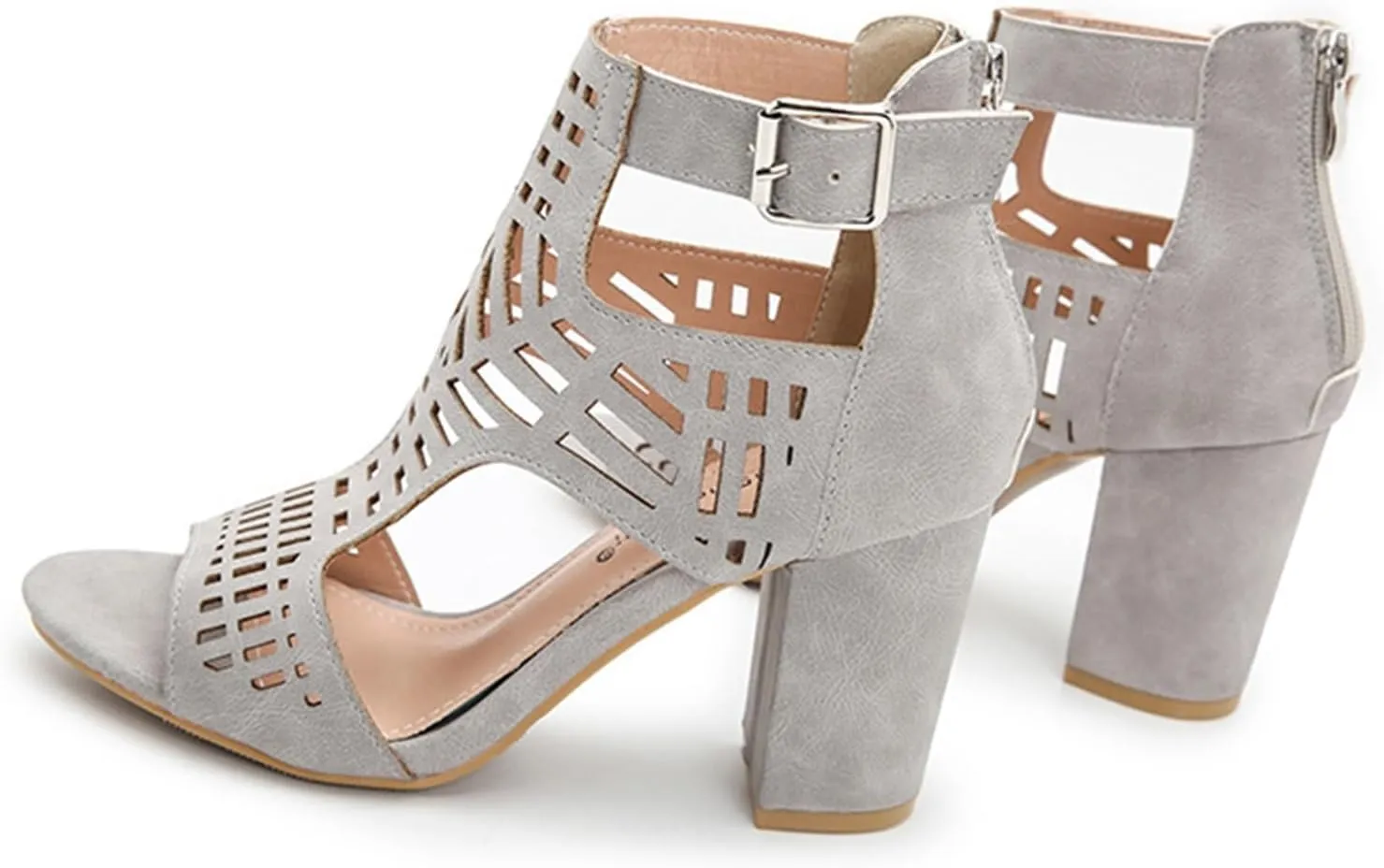 Women's Casual Dressy Sandals 3-Inch High Heels Ankle Boots Sandals Pumps Shoes - Cute, Stylish, And Comfy