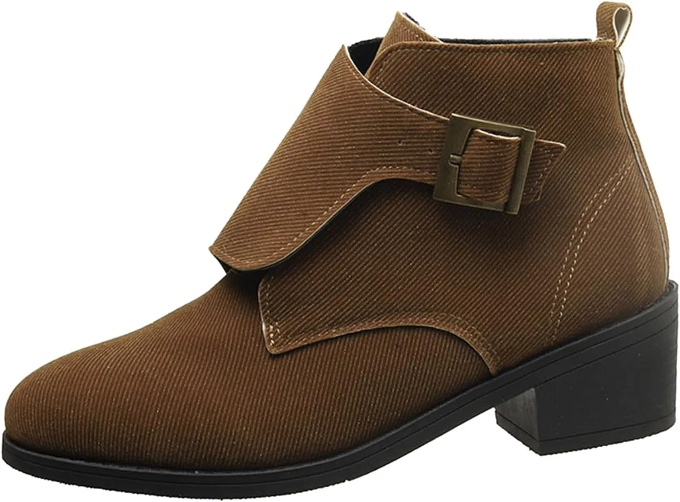Women's Chunky Block Boots heels Side Zipper BootsKnee High Boots Casual Shoes Rain Boots Combat Chunky Western Pull On