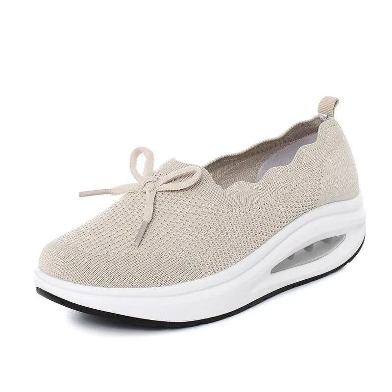 Women's Kiss My Toe Breathable Orthopedic Cushion Slip On Walking Shoes