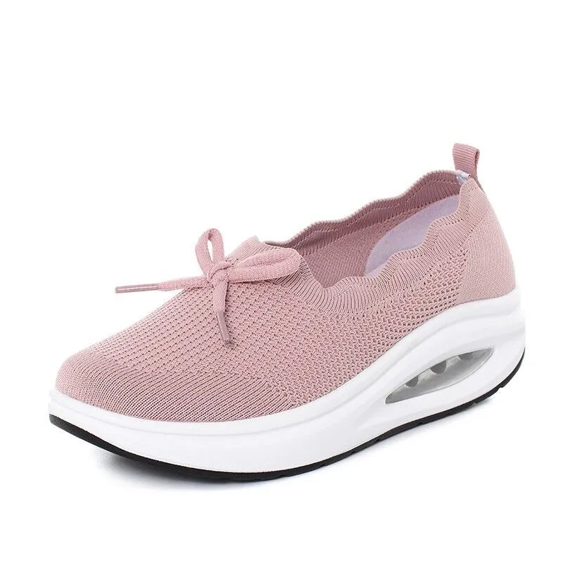 Women's Kiss My Toe Breathable Orthopedic Cushion Slip On Walking Shoes