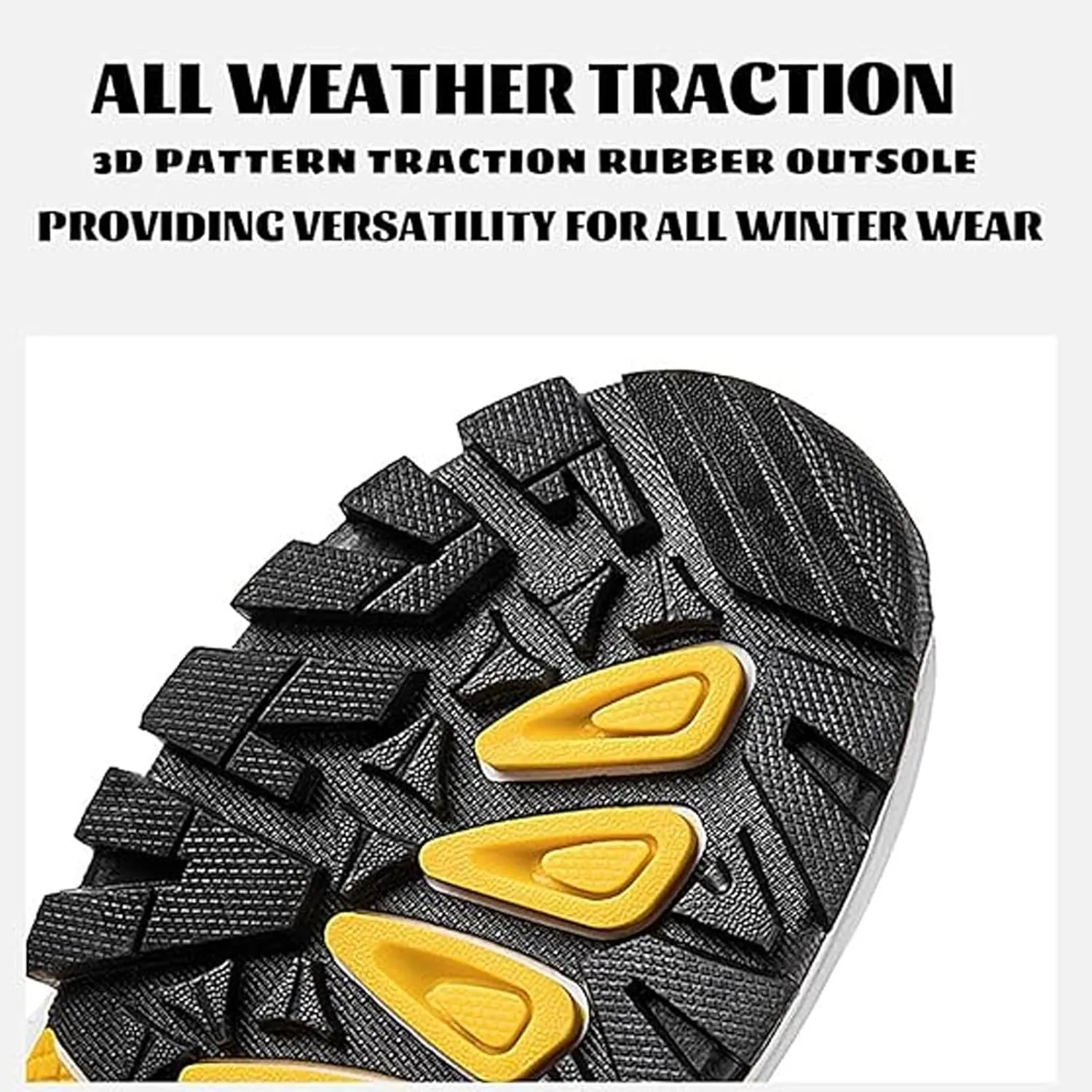 Womens Mid-Calf Snow Boots,Waterproof Warm Plush Lined Outdoor Snow Boots,Round Toe Mid Calf Outdoor Winter Snow Boot