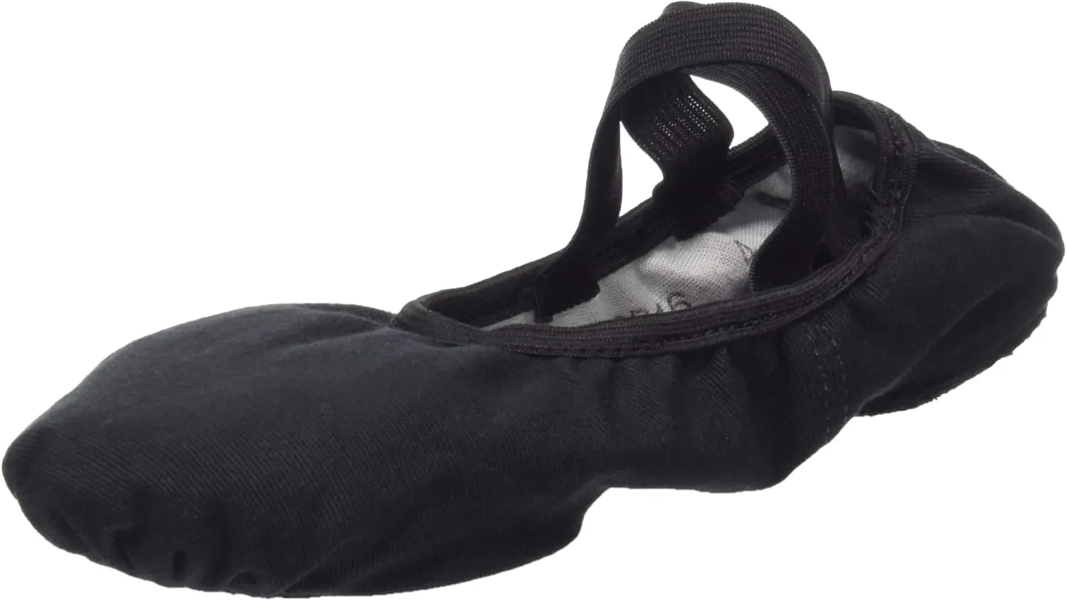 Women's Unisex Sd16 Extra (D Fit) Ballet Shoes Ankle Strap Flats, Black, 12.5 X-Wide