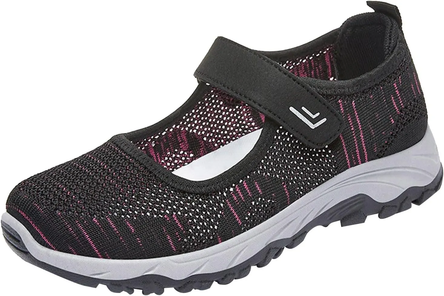 Women's Walking Shoes,Orthotic Walking Sneakers Wide Width Non-Slip Adjustable Breathable Comfortable Lightweight Shoes