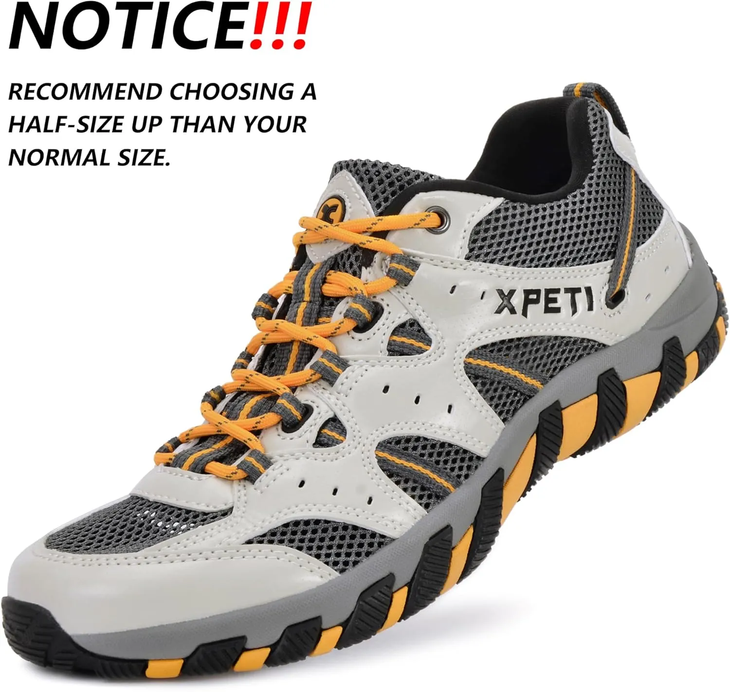 XPETI Men’s Akua Water Shoes Breathable Beach Shoes